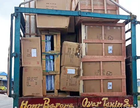 Tran-load items from Container