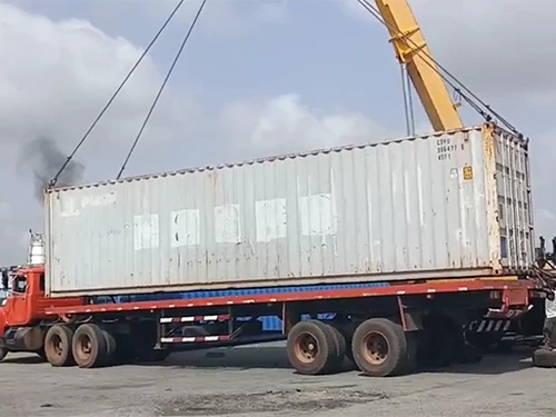 Container Released in Port